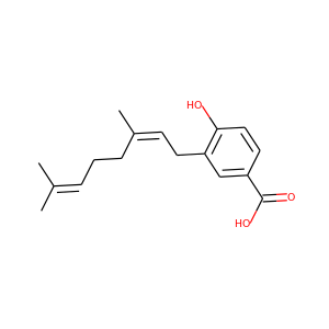 m-Geranyl-p-hydroxybenzoic acid